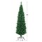 PVC Artificial Slim Pencil Christmas Tree with Metal Stand Ideal for Small Spaces